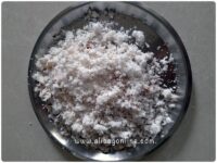 Grated coconut