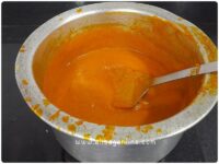 Mango Pancake preparation