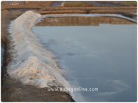 Salt Pans - collected salt