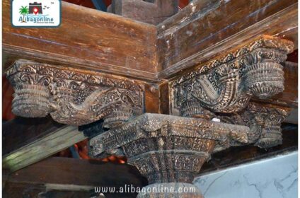 Someshwar Temple wooden Pillars